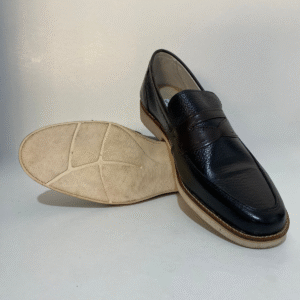 Sapato Casual com Solado TPU Antiderrapante e Couro Liso